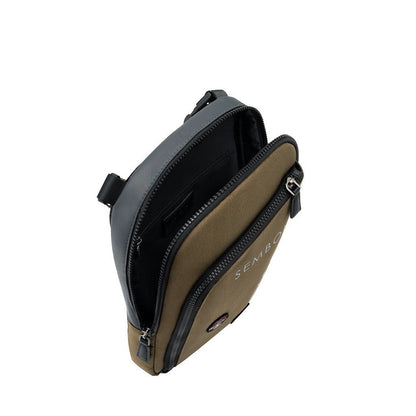 Sembonia Voyage Patched Canvas CrossBody Bag - 0603827-140S-36