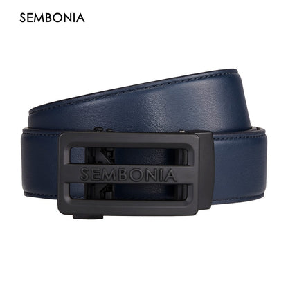 Men 3.5 cm Auto Plaque Buckle Belt - 066703-219S