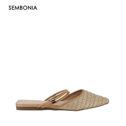 SEMBONIA Women Raffia Mules - 06348-90023