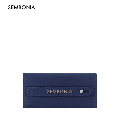 SEMBONIA Textured Leather Bi-Fold Long Wallet - 066423-604-93