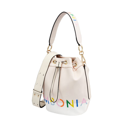 SEMBONIA Whimsical Embroidered Logo Bucket Bag - 0603651-304S-21