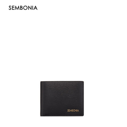 SEMBONIA Textured Leather Compact ID Wallet - 066404-502A-98