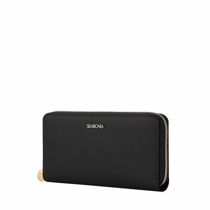 SEMBONIA Crossgrain Zip-around Wallet - 0603602-504S-08