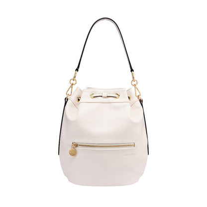 SEMBONIA Whimsical Embroidered Logo Bucket Bag - 0603651-304S-21