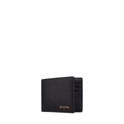 SEMBONIA Textured Leather Compact ID Wallet - 066404-502A-98