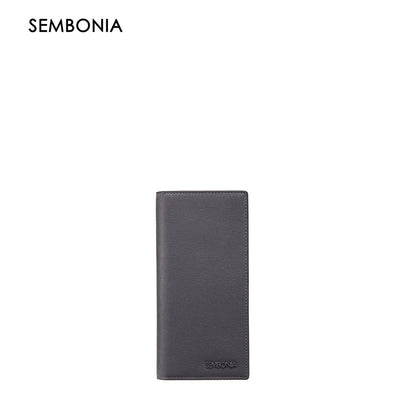 SEMBONIA Crossgrain Leather Bi-Fold Long Wallet - 066372-601B-88