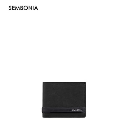 SEMBONIA Crossgrain Leather Compact ID Wallet - 066228-511B-98