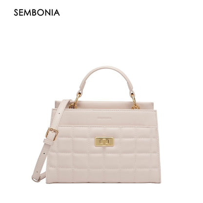SEMBONIA Puffer Quilted Satchel Bag - 0603686-308S-21