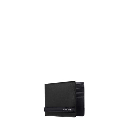 SEMBONIA Crossgrain Leather Compact ID Wallet - 066228-511B-98
