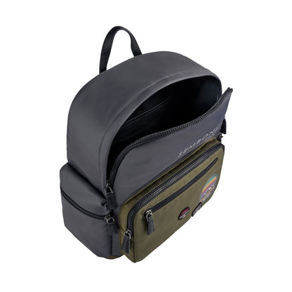 SEMBONIA Voyage Patched Canvas Backpack Bag - 0603827-109S-36