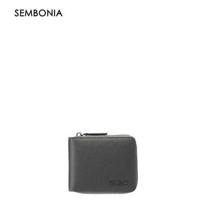 SEMBONIA Zip Centre Flap Bi-Fold Wallet With Coin CompartMent - 066457-504S-88