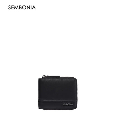 SEMBONIA Zip Centre Flap Bi-Fold Wallet With Coin CompartMent - 066452-504S-98