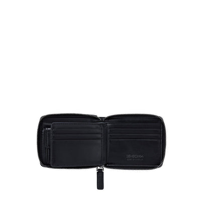 SEMBONIA Zip Centre Flap Bi-Fold Wallet With Coin CompartMent - 066452-504S-98