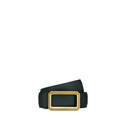 Sembonia 3.2cm Matte Gold Buckle Belt - 066706-037S
