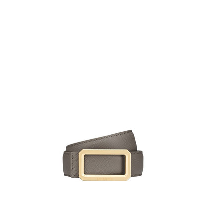 Sembonia 3.2cm Matte Gold Buckle Belt - 066706-037S