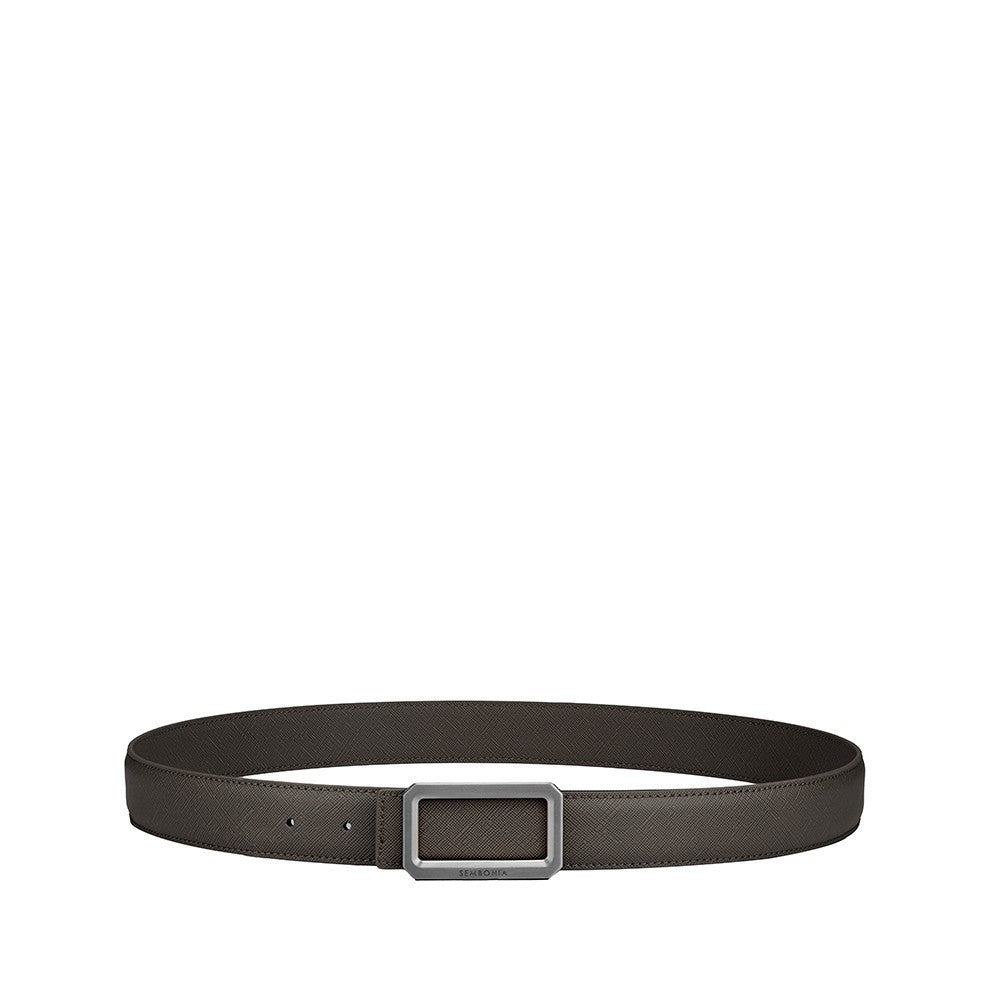 Sembonia 3.2cm Matte Nickel Buckle Belt - 066706-039S
