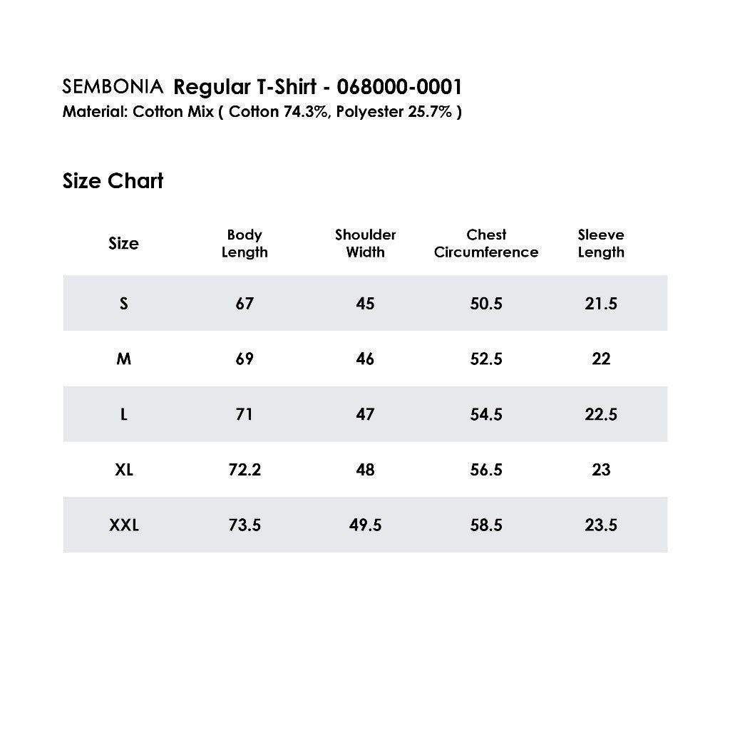 Sembonia Regular T-Shirt  068000-0001
