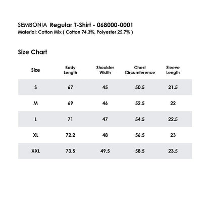 Sembonia Regular T-Shirt  068000-0001