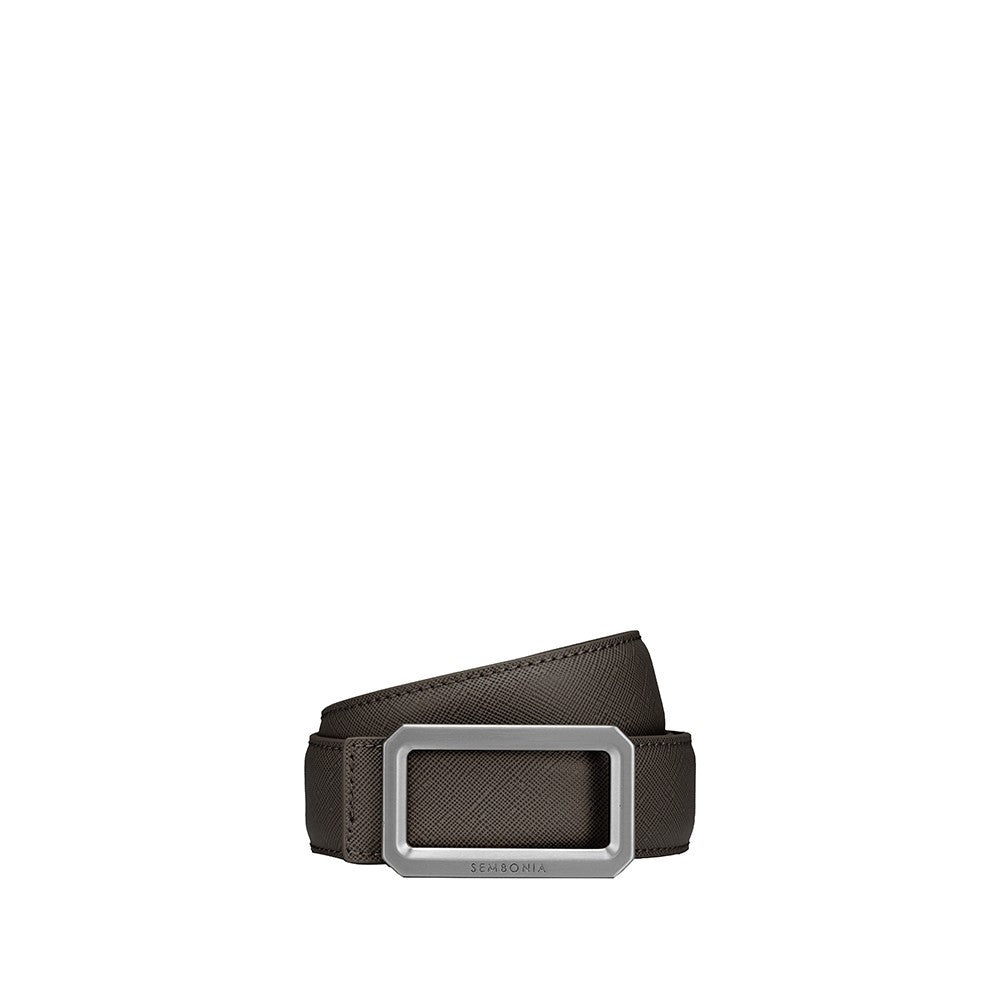 Sembonia 3.2cm Matte Nickel Buckle Belt - 066706-039S