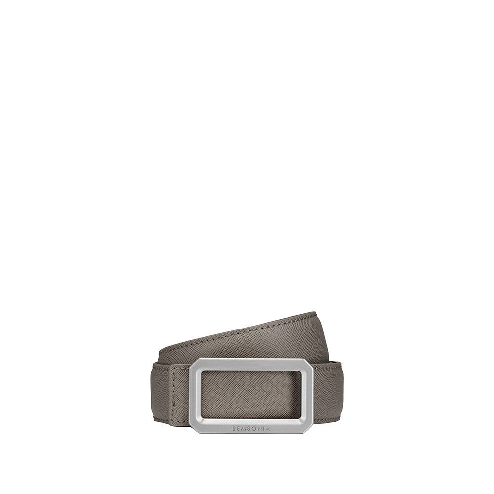 Sembonia 3.2cm Matte Nickel Buckle Belt - 066706-039S