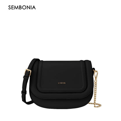 SEMBONIA Circle Stitch-Trim Crossbody Bag - 0603896-005S