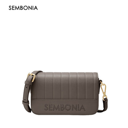 SEMBONIA Classy Debossed Stripe Crossbody Bag - 0603886-005S