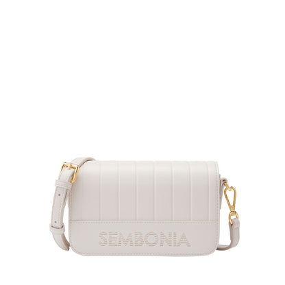 SEMBONIA Classy Debossed Stripe Crossbody Bag - 0603886-005S