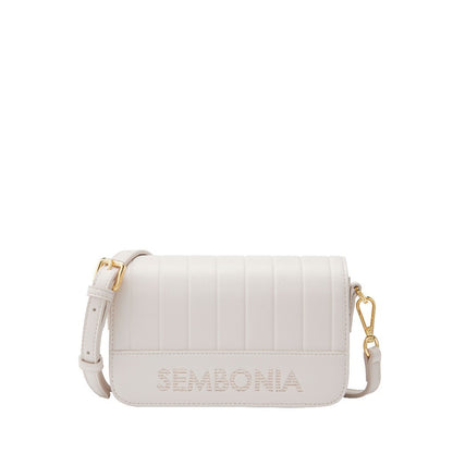 SEMBONIA Classy Debossed Stripe Crossbody Bag - 0603886-005S