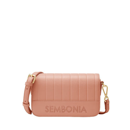 SEMBONIA Classy Debossed Stripe Crossbody Bag - 0603886-005S