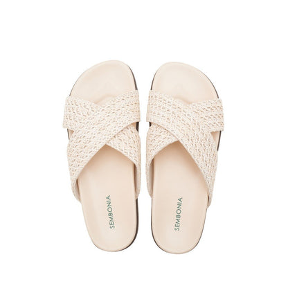 SEMBONIA WOMEN Recycled Materials of Synthetic Leather FLATS -06349W-10110S