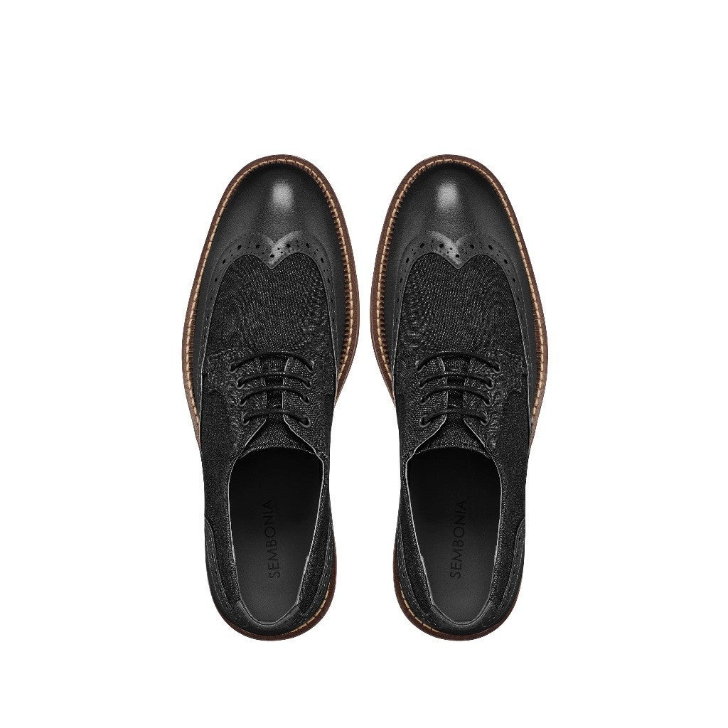SEMBONIA Men Recycled Materials of Synthetic Leather Broque - 06657-05007S