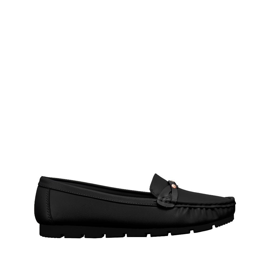 Women Recycled Materials of Synthetic Leather Loafer