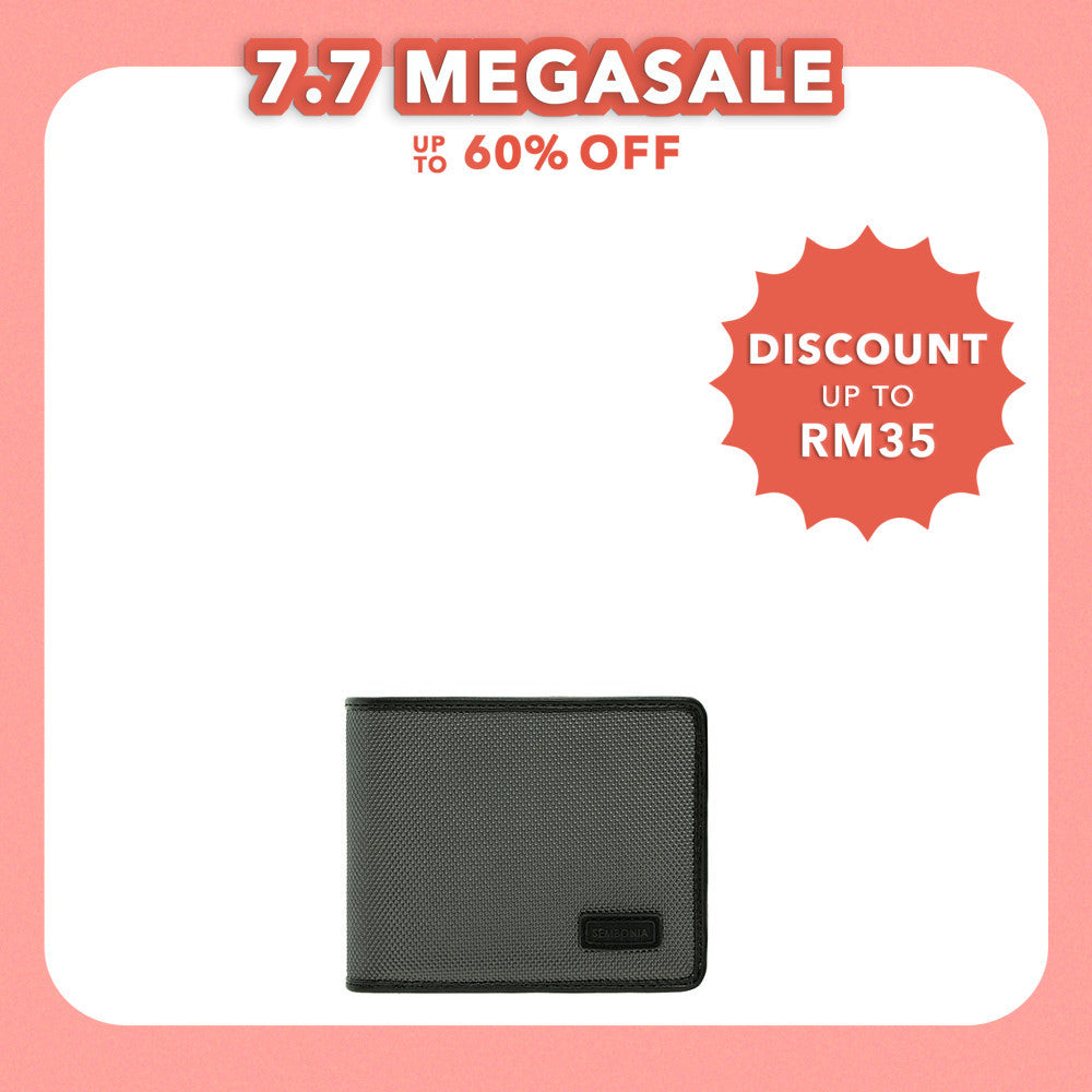 SEMBONIA Nylon Centre Flap Card Bi-Fold Wallet - 066494-502S