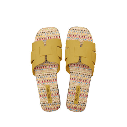 SEMBONIA WOMEN Recycled Materials of Synthetic Leather FLATS - 06348W-10111S