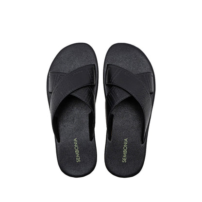 SEMBONIA Men Recycled Materials of Synthetic Leather SLIPPER - 06654-65003S