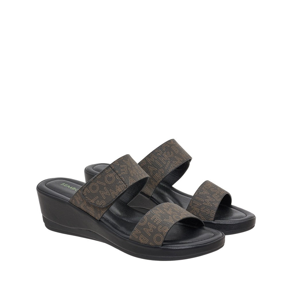 SEMBONIA WOMEN Monogram WEDGES -06316W-30089