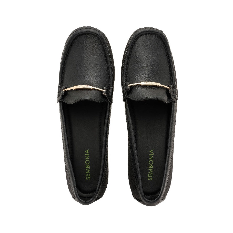 SEMBONIA WOMEN Synthetic Leather + Monogram LOAFER -06316W-50067