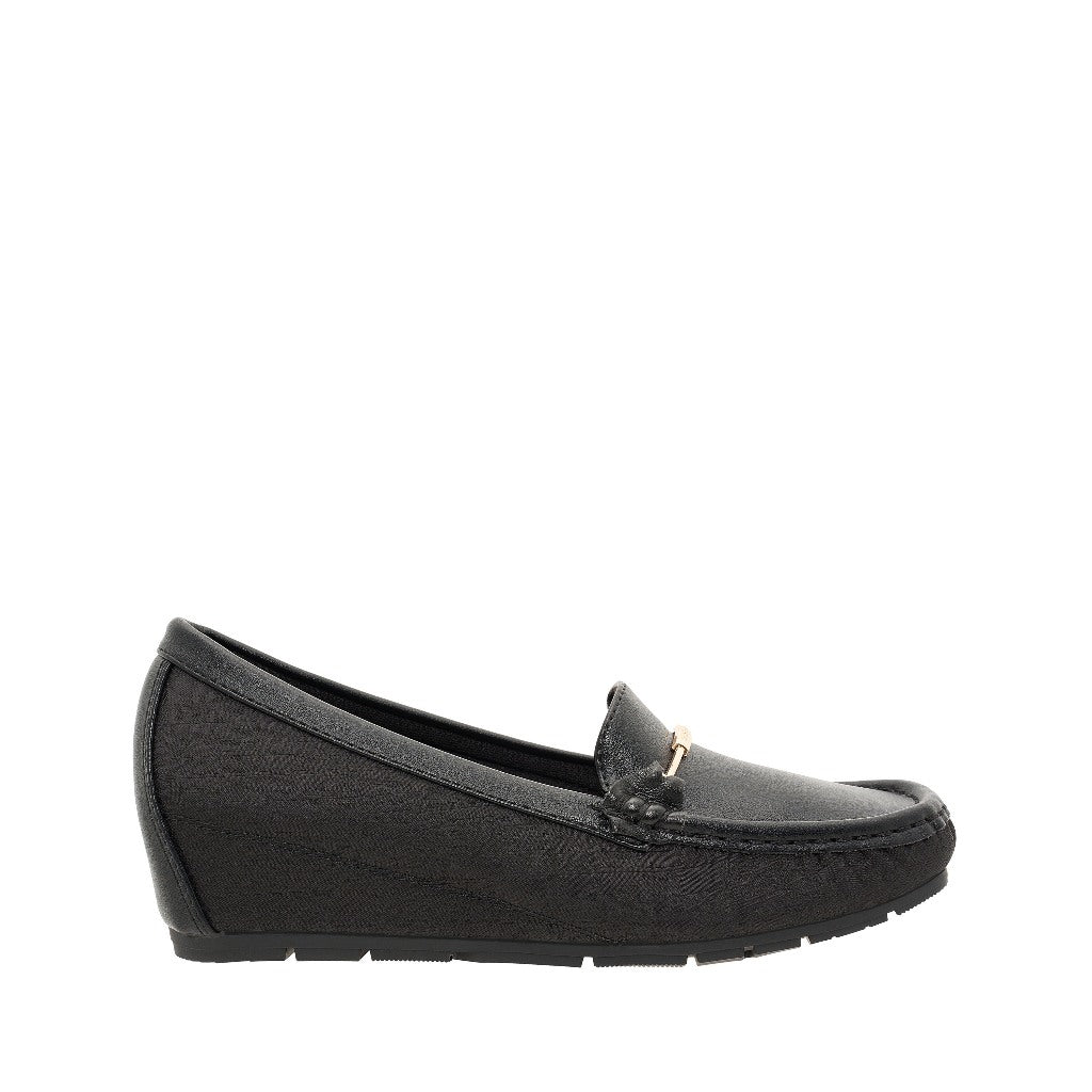 SEMBONIA WOMEN Synthetic Leather + Monogram LOAFER -06316W-50067