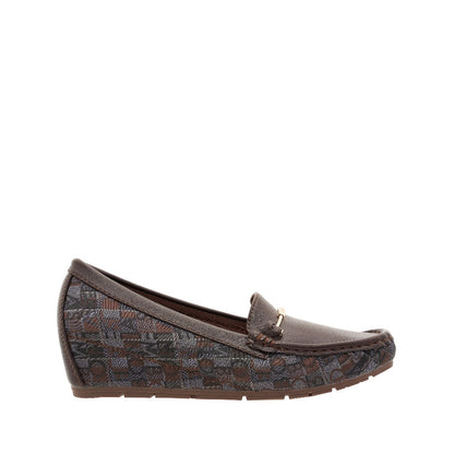 SEMBONIA WOMEN Synthetic Leather + Monogram LOAFER -06316W-50067