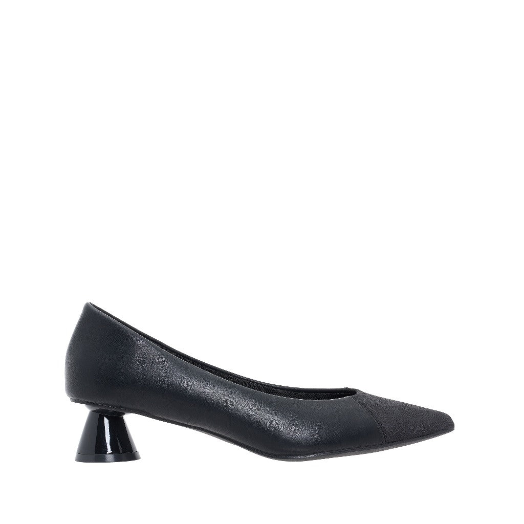 Women Synthetic Leather + Monogram Court