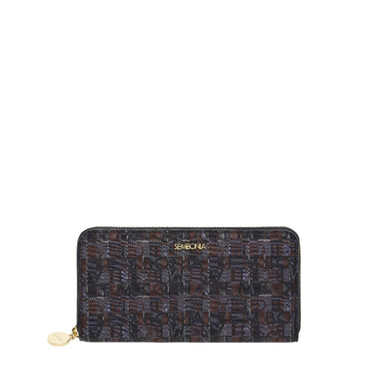 Mosaic Monogram Long Wallet