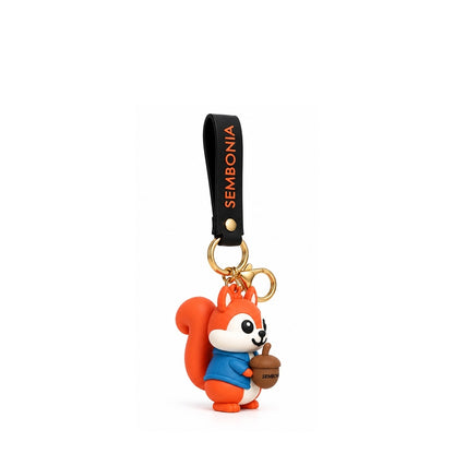 SEMBONIA Silicone Squirrel Keychain - 0603973-951-17