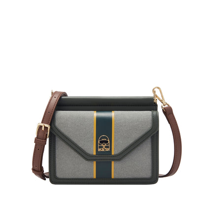 SEMBONIA Classic Striped Canvas Envelope Crossbody Bag - 0603828-305S