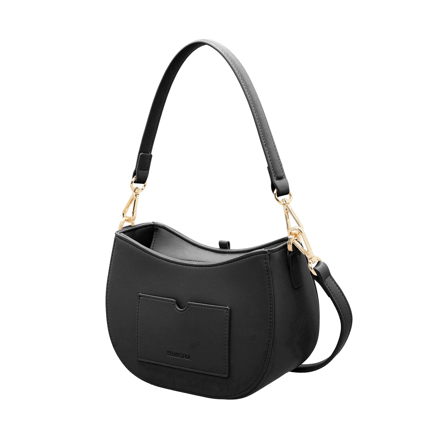 SEMBONIA S-pendant Crescent Crossbody Bag - 0603798-002S