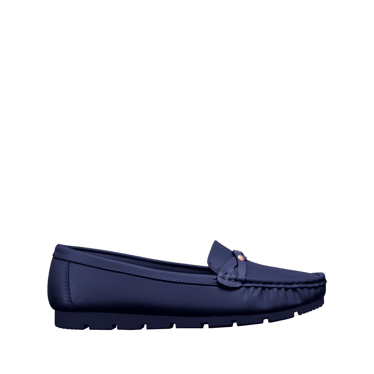 Women Recycled Materials of Synthetic Leather Loafer