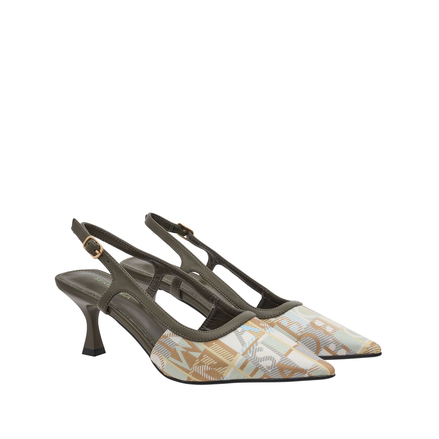 SEMBONIA WOMEN Synthetic Leather + Monogram MULE - 06316-90085