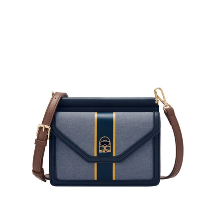 SEMBONIA Classic Striped Canvas Envelope Crossbody Bag - 0603828-305S