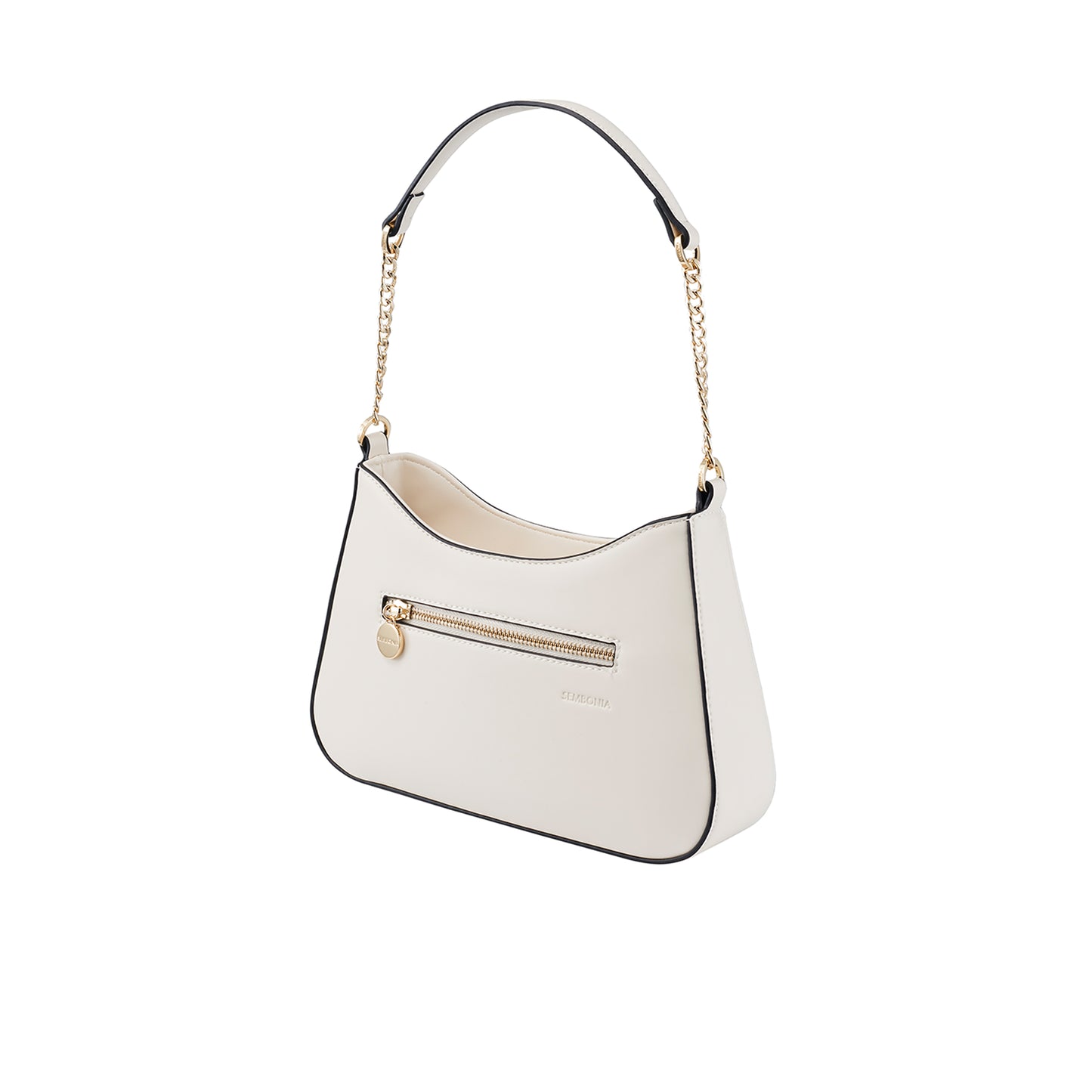 SEMBONIA SEMBONIA Debossed Trapeze Crosbody Bag - 0603811-002S