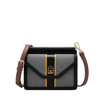 SEMBONIA Classic Striped Canvas Envelope Crossbody Bag - 0603828-305S
