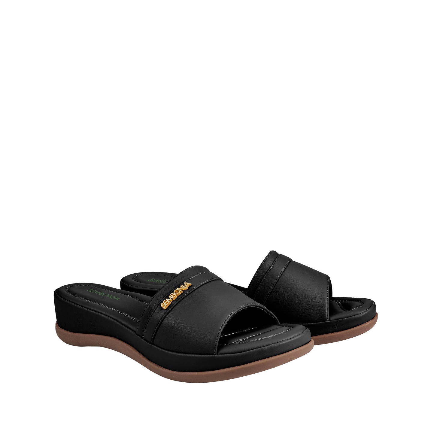 SEMBONIA Women Recycled Materials of Synthetic Leather Wedges -06308W-30075S